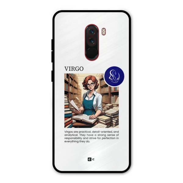 Valuable Virgo Metal Back Case for Poco F1