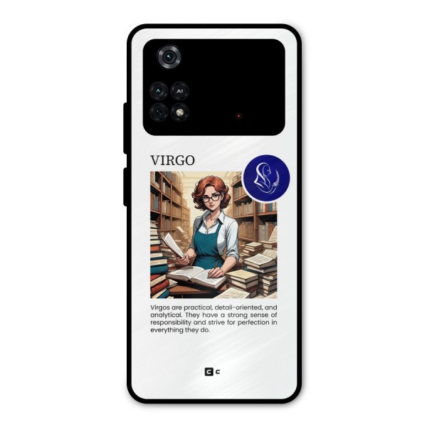 Valuable Virgo Metal Back Case for Poco M4 Pro 4G