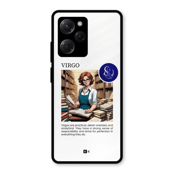 Valuable Virgo Metal Back Case for Poco X5 Pro