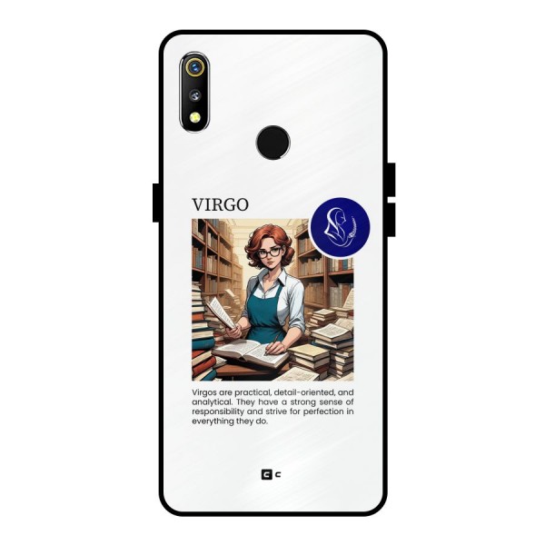 Valuable Virgo Metal Back Case for Realme 3