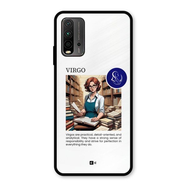 Valuable Virgo Metal Back Case for Redmi 9 Power