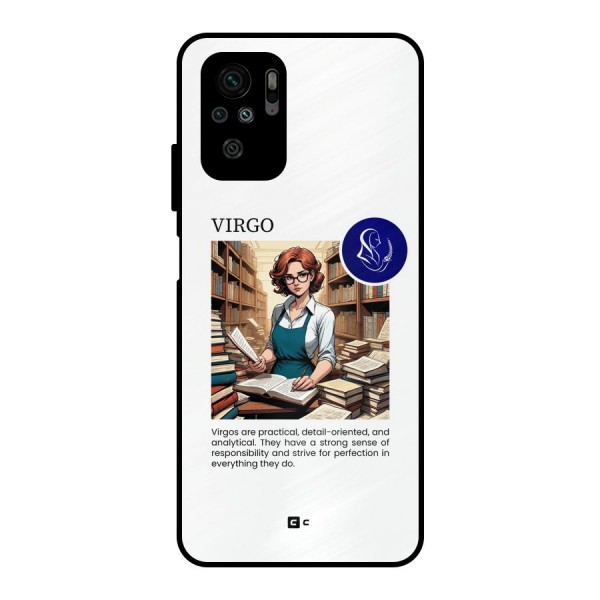 Valuable Virgo Metal Back Case for Redmi Note 10S