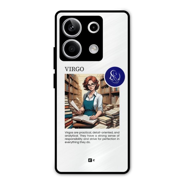 Valuable Virgo Metal Back Case for Redmi Note 13 5G