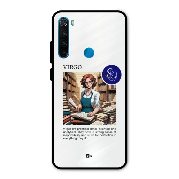 Valuable Virgo Metal Back Case for Redmi Note 8