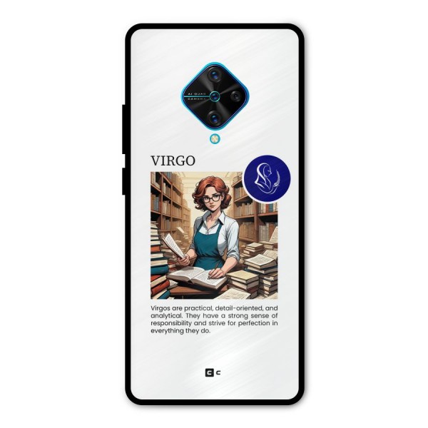 Valuable Virgo Metal Back Case for Vivo S1 Pro