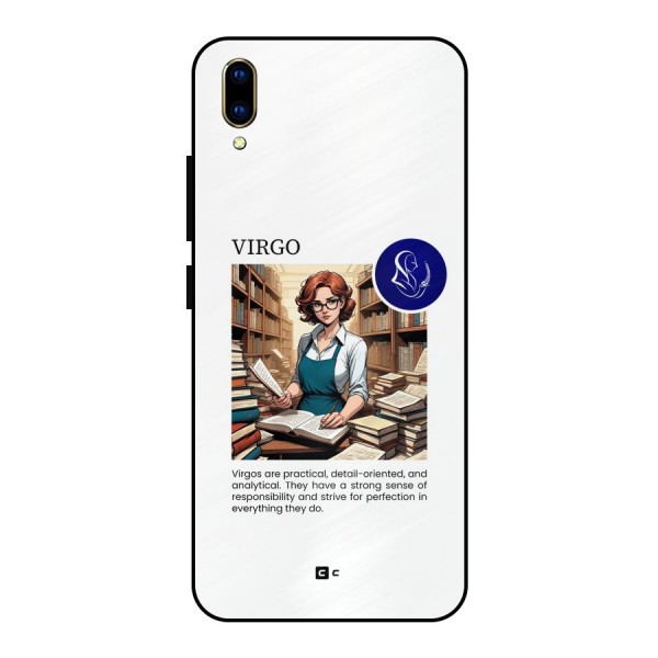 Valuable Virgo Metal Back Case for Vivo V11 Pro