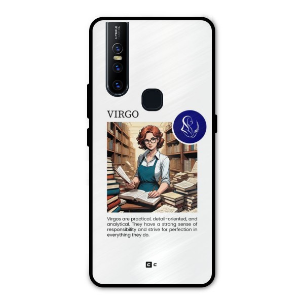 Valuable Virgo Metal Back Case for Vivo V15