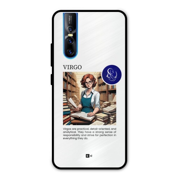 Valuable Virgo Metal Back Case for Vivo V15 Pro