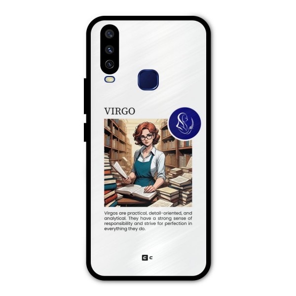 Valuable Virgo Metal Back Case for Vivo V17