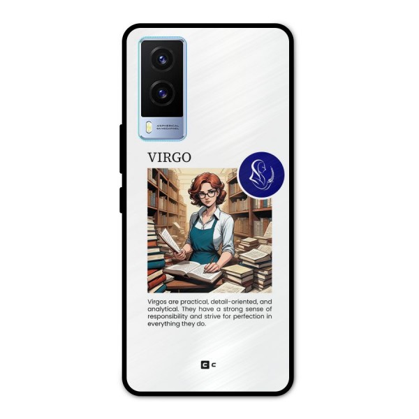 Valuable Virgo Metal Back Case for Vivo V21e 5G