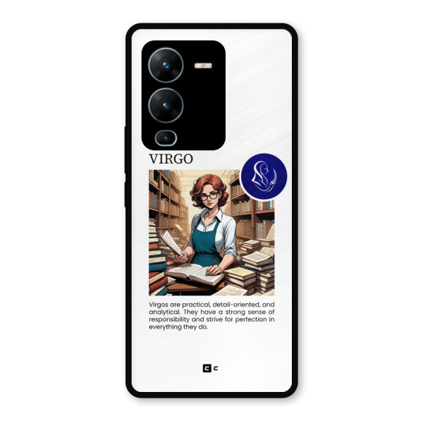 Valuable Virgo Metal Back Case for Vivo V25 Pro