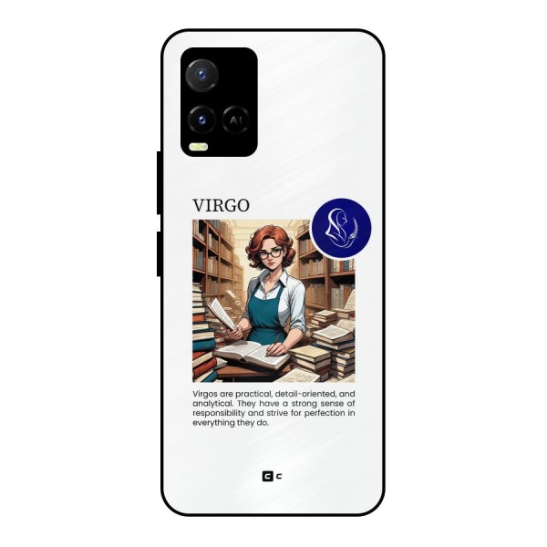 Valuable Virgo Metal Back Case for Vivo Y21