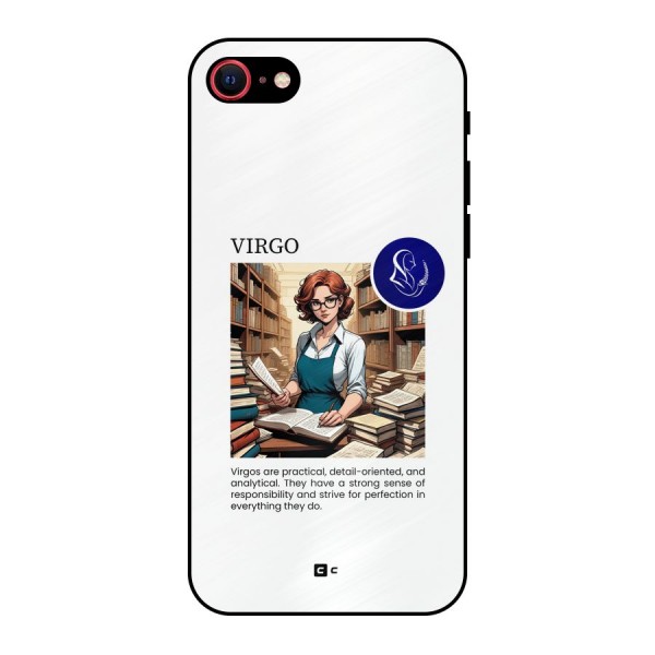 Valuable Virgo Metal Back Case for iPhone 8