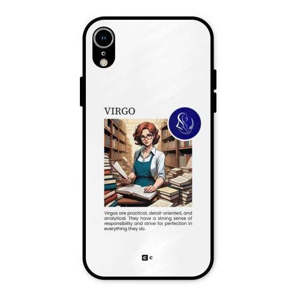 Valuable Virgo Metal Back Case for iPhone XR