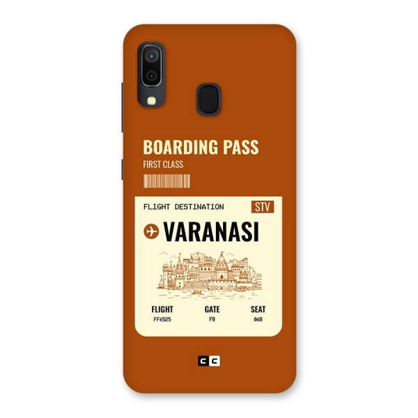 Varanasi Boarding Pass Back Case for Galaxy A30