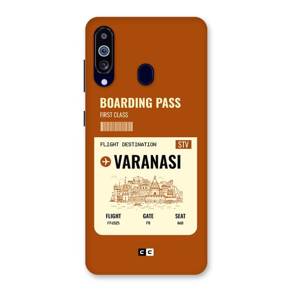 Varanasi Boarding Pass Back Case for Galaxy A60