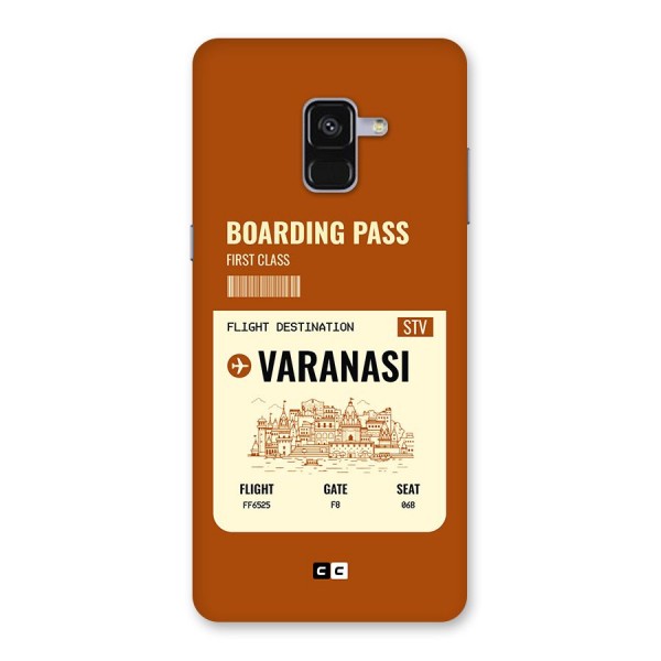 Varanasi Boarding Pass Back Case for Galaxy A8 Plus