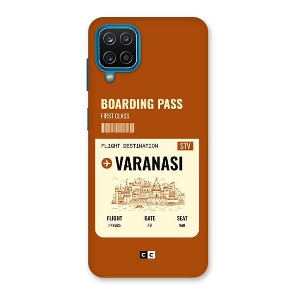 Varanasi Boarding Pass Back Case for Galaxy F12