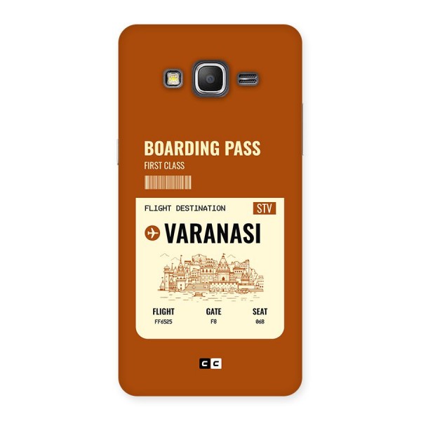 Varanasi Boarding Pass Back Case for Galaxy Grand Prime