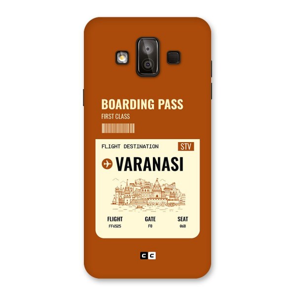 Varanasi Boarding Pass Back Case for Galaxy J7 Duo