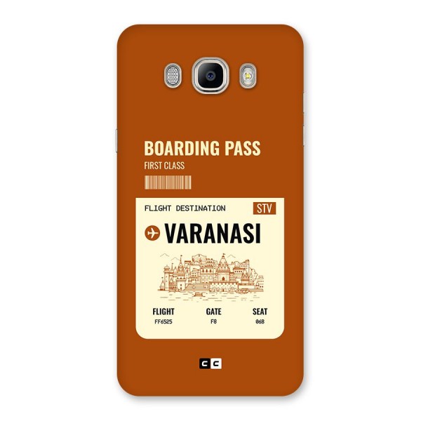 Varanasi Boarding Pass Back Case for Galaxy On8