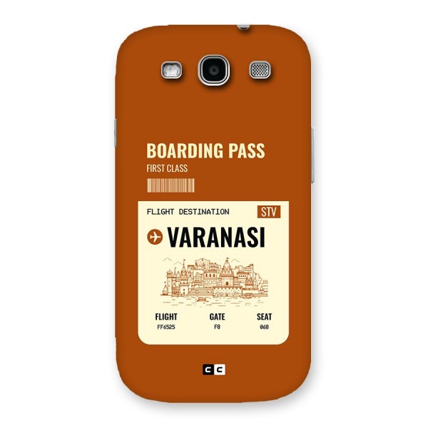 Varanasi Boarding Pass Back Case for Galaxy S3 Neo