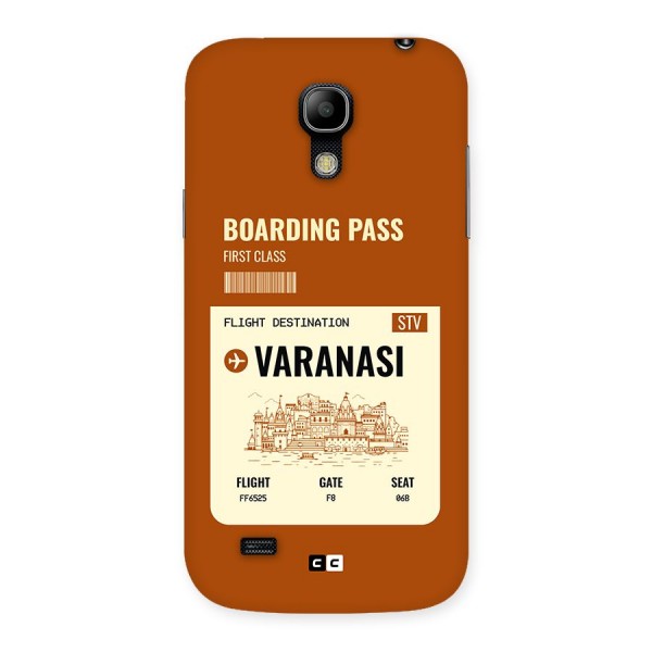 Varanasi Boarding Pass Back Case for Galaxy S4 Mini