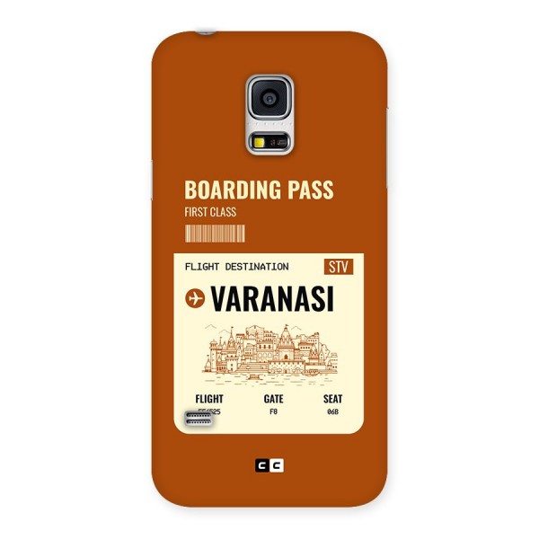 Varanasi Boarding Pass Back Case for Galaxy S5 Mini