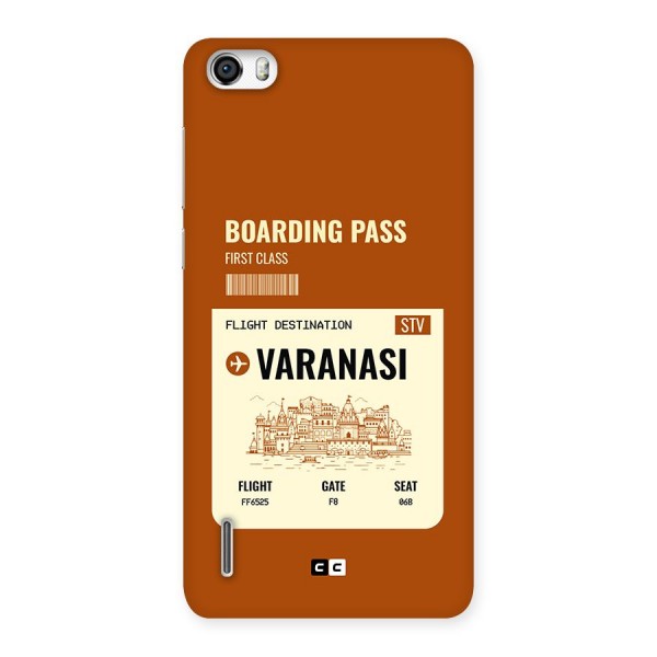 Varanasi Boarding Pass Back Case for Honor 6