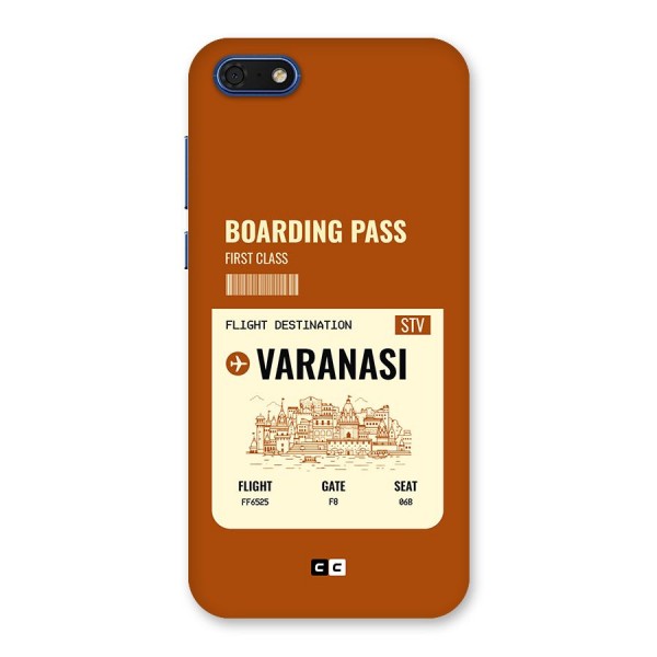 Varanasi Boarding Pass Back Case for Honor 7s