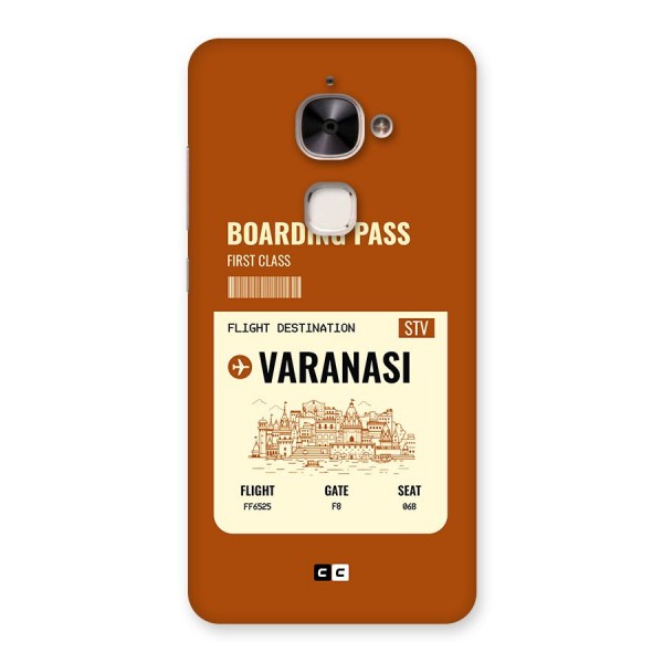 Varanasi Boarding Pass Back Case for Le 2