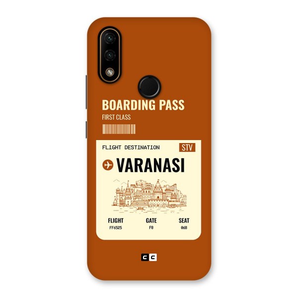 Varanasi Boarding Pass Back Case for Lenovo A6 Note