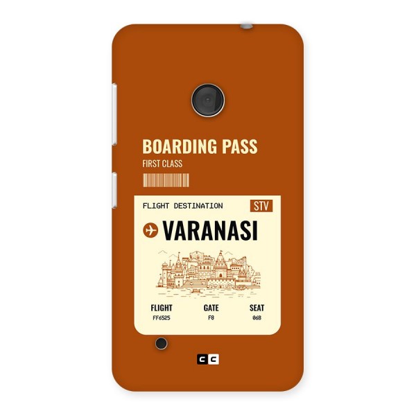 Varanasi Boarding Pass Back Case for Lumia 530