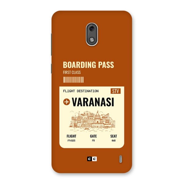 Varanasi Boarding Pass Back Case for Nokia 2