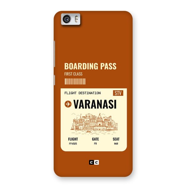 Varanasi Boarding Pass Back Case for Redmi Mi 5