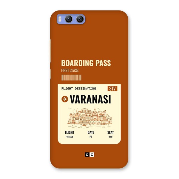 Varanasi Boarding Pass Back Case for Xiaomi Mi 6