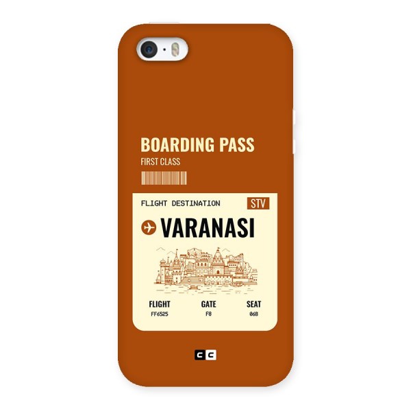 Varanasi Boarding Pass Back Case for iPhone 5 5s