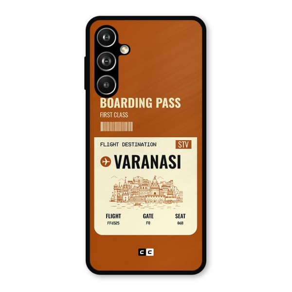 Varanasi Boarding Pass Metal Back Case for Galaxy F54