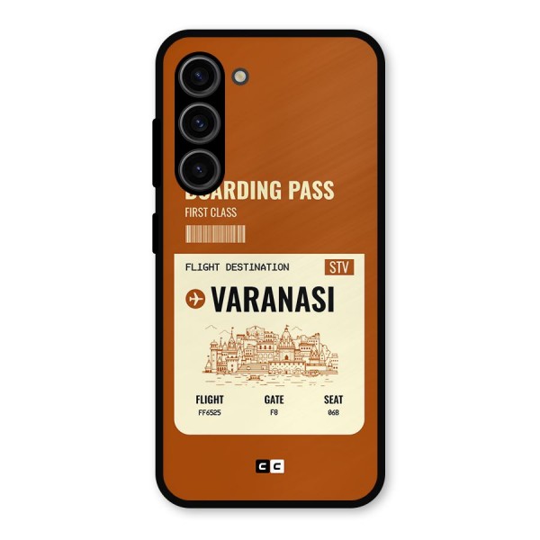 Varanasi Boarding Pass Metal Back Case for Galaxy S23