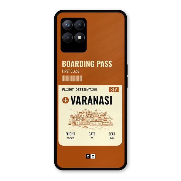 Varanasi Boarding Pass Metal Back Case for Realme 8i