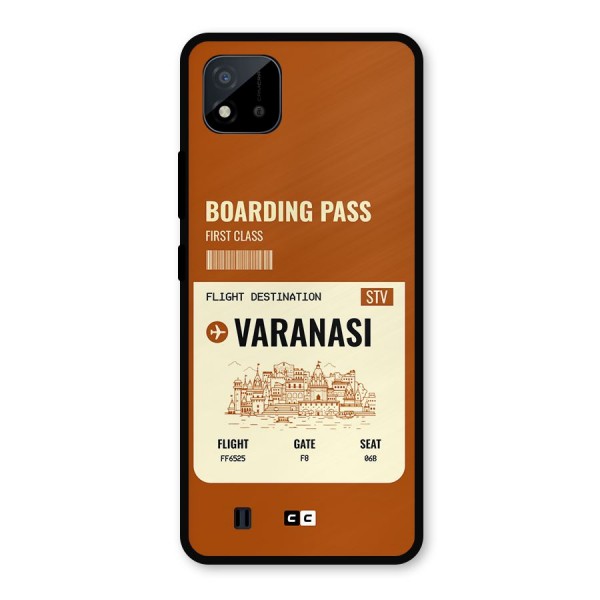 Varanasi Boarding Pass Metal Back Case for Realme C11 2021