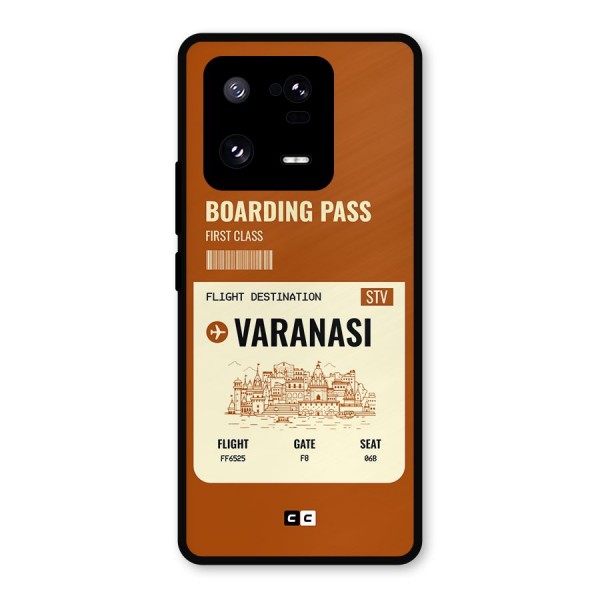 Varanasi Boarding Pass Metal Back Case for Xiaomi 13 Pro