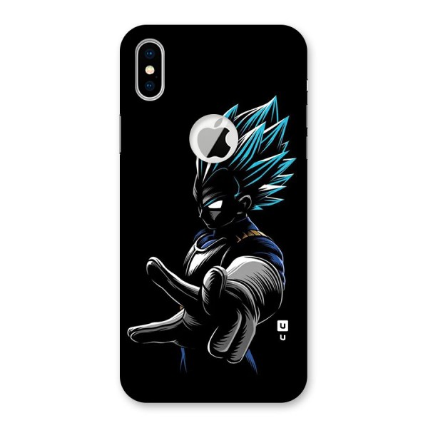 Vegeta Super Saiyan Back Case for iPhone XS Logo Cut