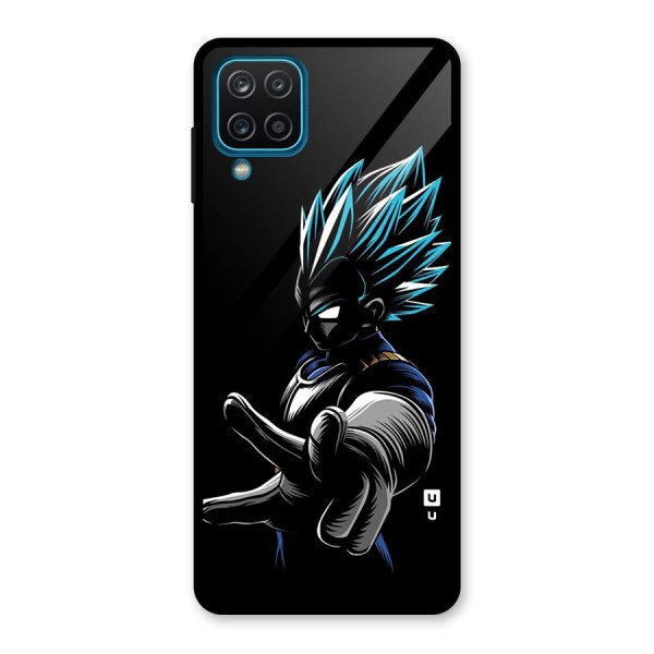 Vegeta Super Saiyan Glass Back Case for Galaxy A12