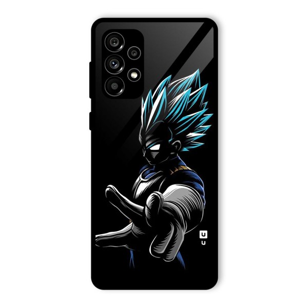 Vegeta Super Saiyan Glass Back Case for Galaxy A73 5G