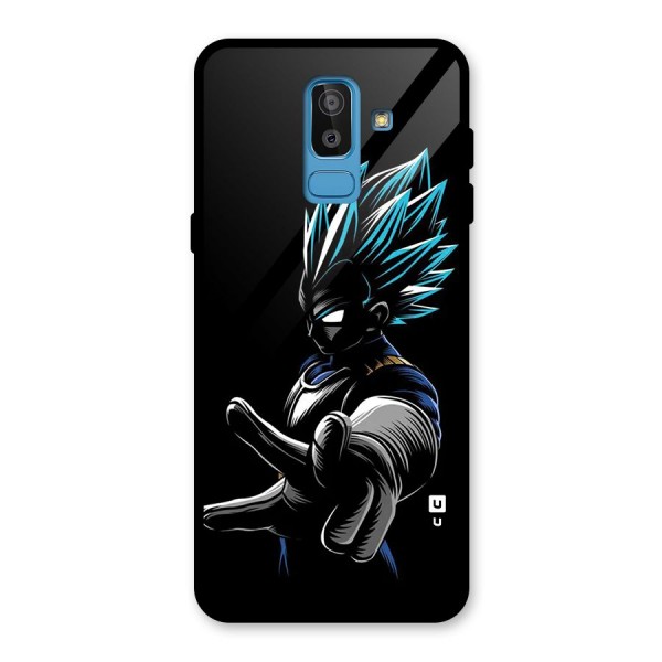 Vegeta Super Saiyan Glass Back Case for Galaxy J8