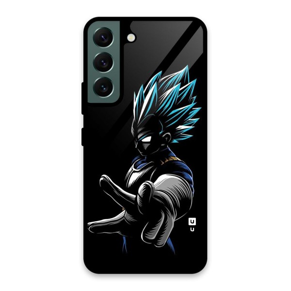 Vegeta Super Saiyan Glass Back Case for Galaxy S22 5G