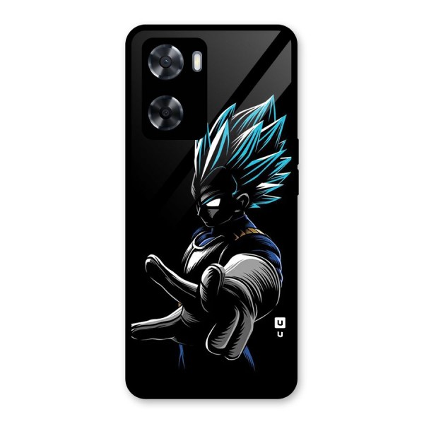 Vegeta Super Saiyan Glass Back Case for Oppo A57 2022