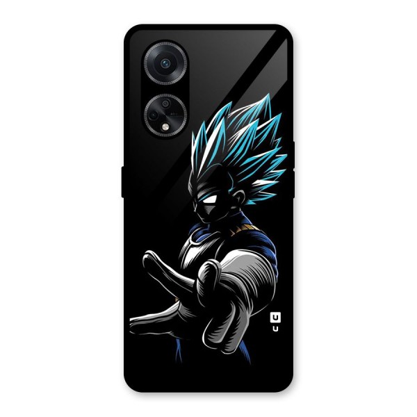 Vegeta Super Saiyan Glass Back Case for Oppo F23