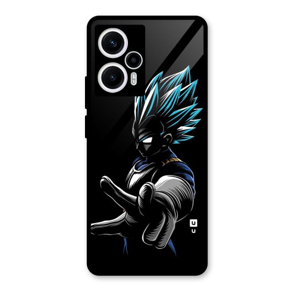 Vegeta Super Saiyan Glass Back Case for Poco F5